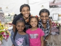 JaQuita Jackson and Julia Richardson with Jutis Jackson and Janiya Jackson