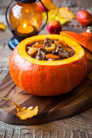 Beef Stew Pumpkin Bowl