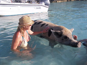 Stephanie-with-pig