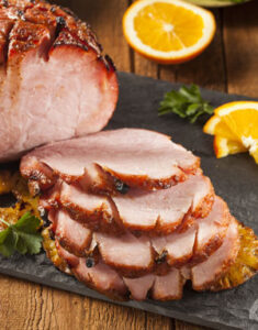 Maple citrus ham for EASTER