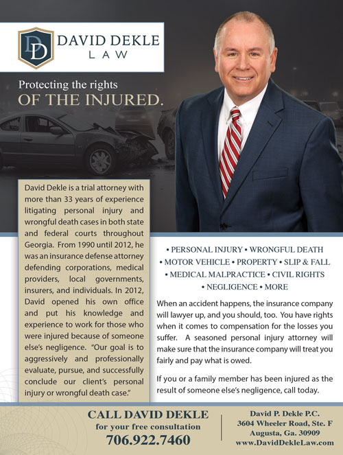 • personal injury • wrongful death  • Motor Vehicle • Property • slip & fall  • medical malpractice • Civil Rights  • Negligence • More DAVID DEKLE LAW GROUP