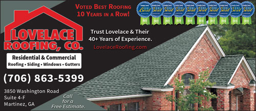 Best Roofing Company in Columbia County and Augusta