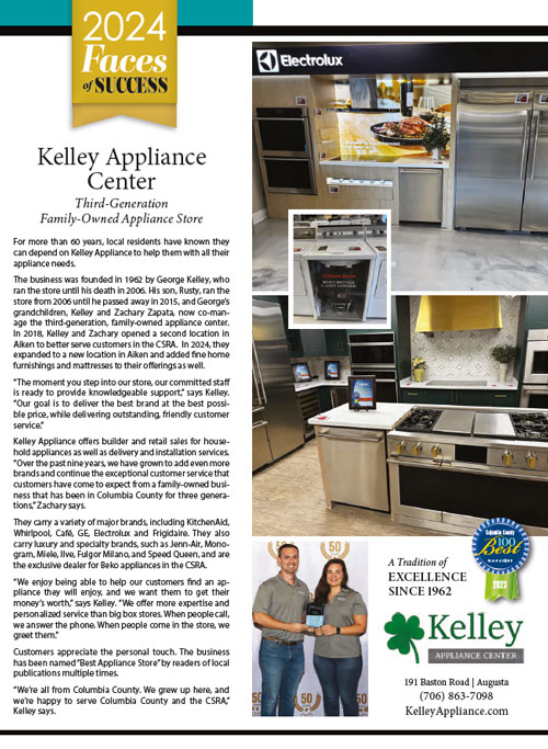 Best Appliances in Augusta Kelley Appliance