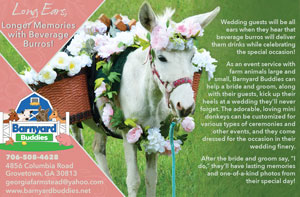 Beverage Burros for weddings barnyard buddies