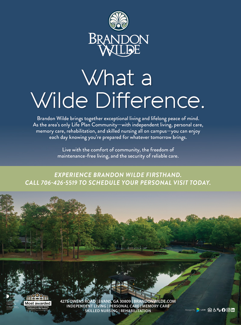 Brandon Wilde provides a full continuum of care with a wellness philosophy that enhances the lives of residents. We value a holistic approach to wellness focusing on the mental, physical and spiritual aspects of life. We believe wellness is an individual process, with residents and staff striving to achieve their own personal balance. We treat everyone as we want to be treated, accepting personal differences and celebrating diversity. We are committed to protecting the privacy and confidentiality of others. We foster mutual respect between residents and staff.