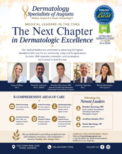 Voted BEST Dermatologist - Dermatology Specialists of Augusta