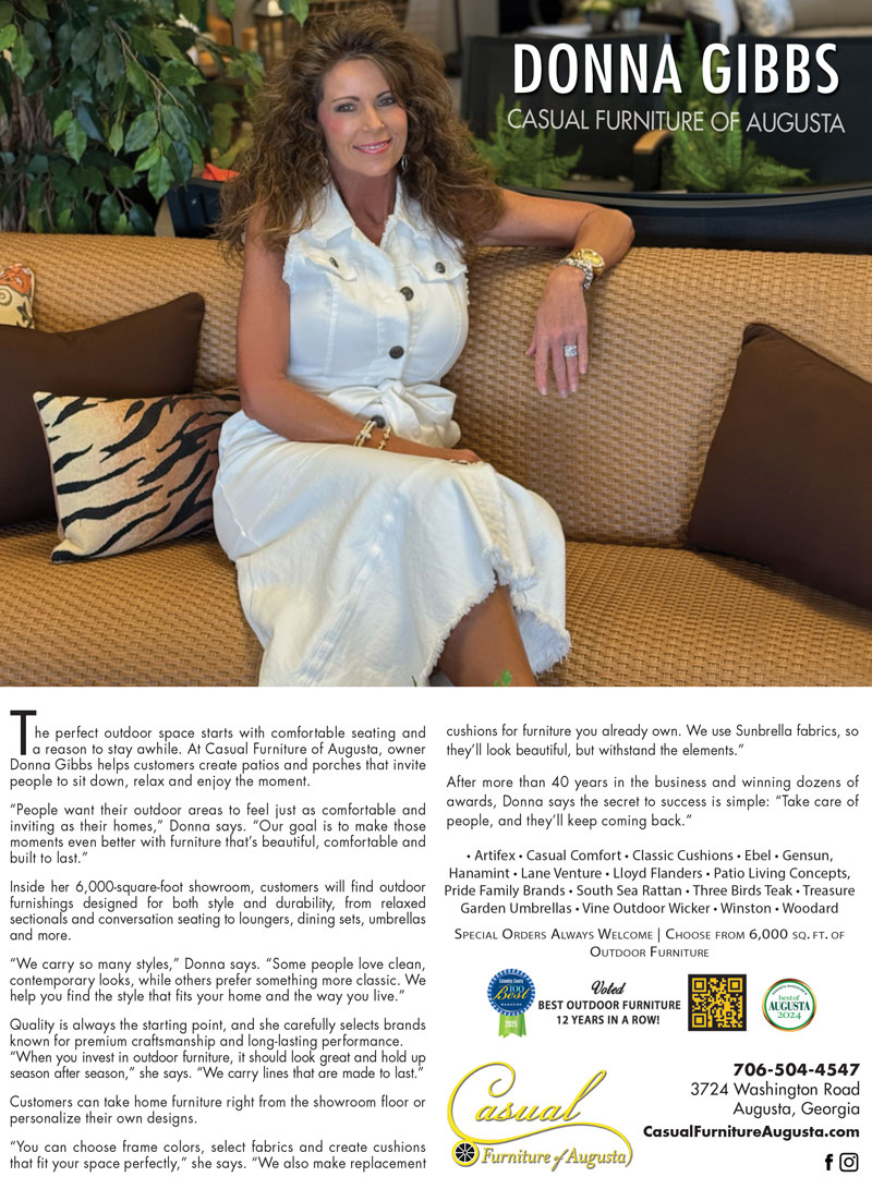 Casual Furniture of Augusta—Donna Gibbs, Owner