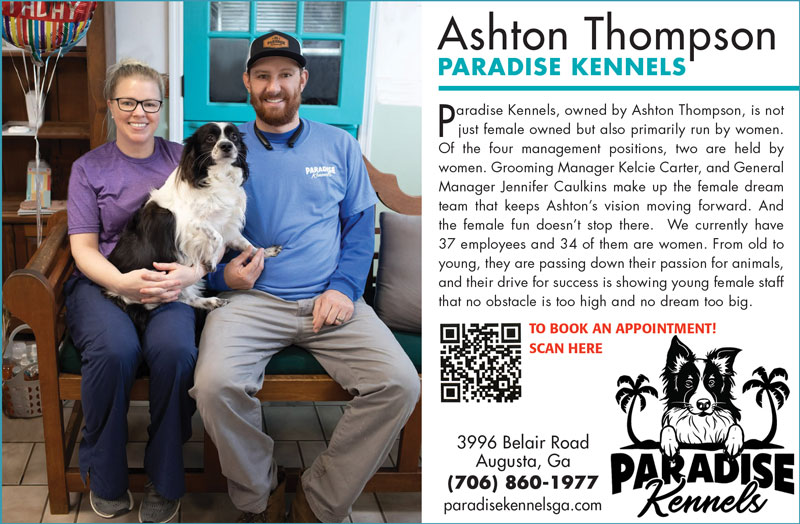 Paradise Kennels Ashton Thompson, Owner