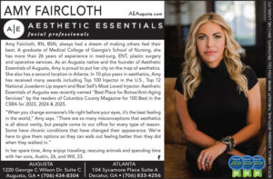 Amy Faircloth, RN, BSN, founder of Aesthetic Essentials of Augusta