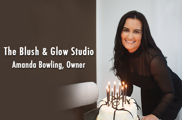 Amanda Bowling, Owner of Blush & Glow Studio