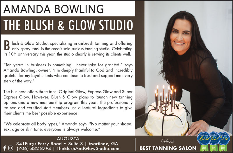 Amanda Bowling, Owner of Blush & Glow Studio