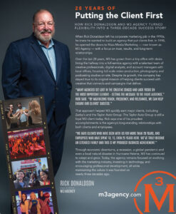 Rick Donaldson, Owner & CEO M3 Agency Augusta Georgia