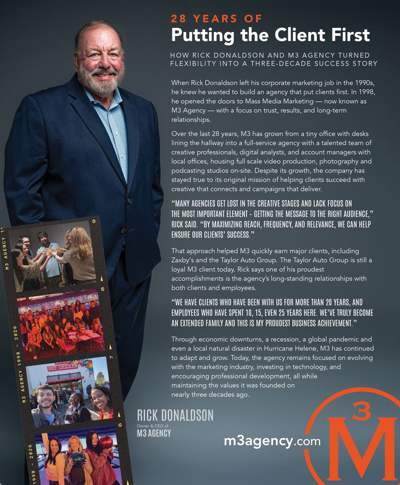 Rick Donaldson, Owner & CEO M3 Agency Augusta Georgia