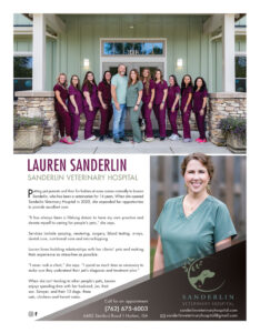 LAUREN SANDERLIN, Owner of SANDERLIN VETERINARY HOSPITAL