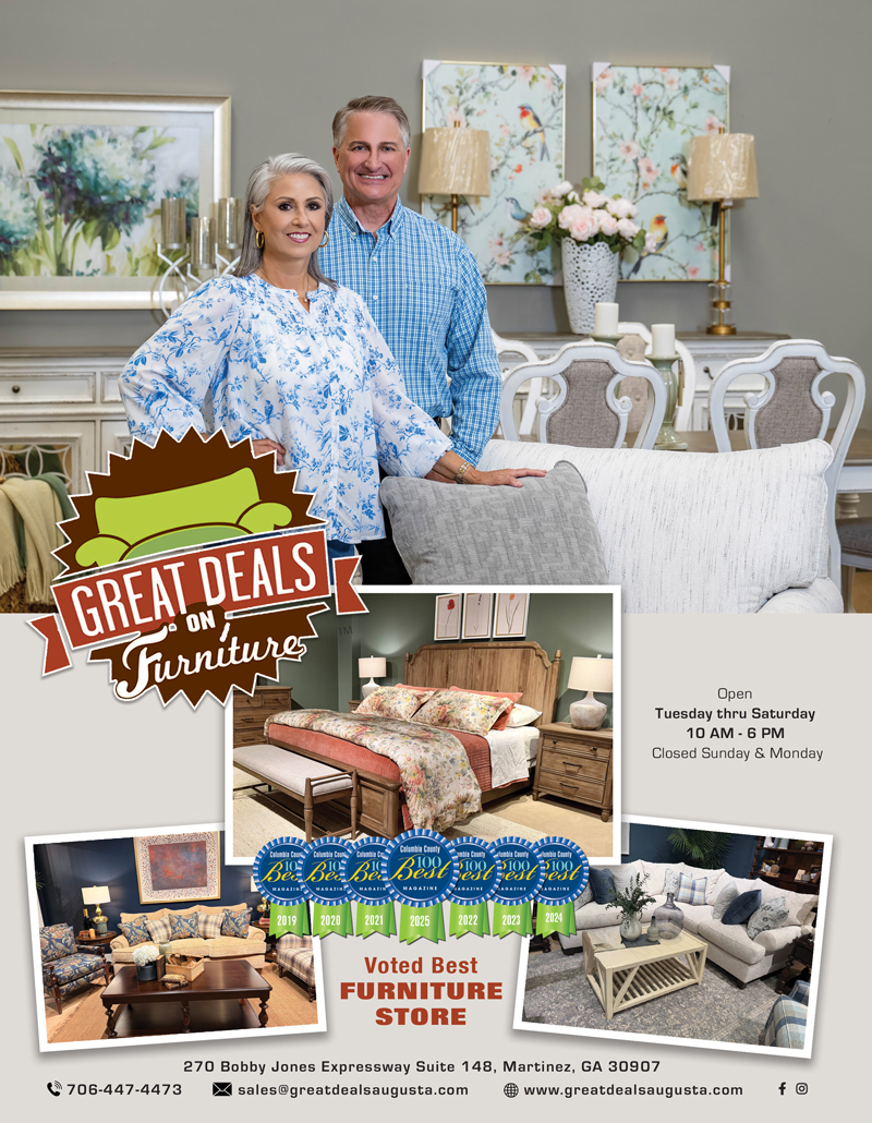 Voted BEST FURNITURE STORE in Augusta 